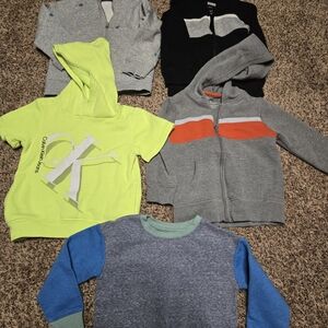 *Size 3T* Bundle of 5 Sweatshirts* 4 Hooded & 1 Short Sleeve*